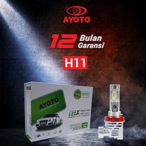 Lampu Led Ayoto H11 Mobil 1Pcs 35 Watt