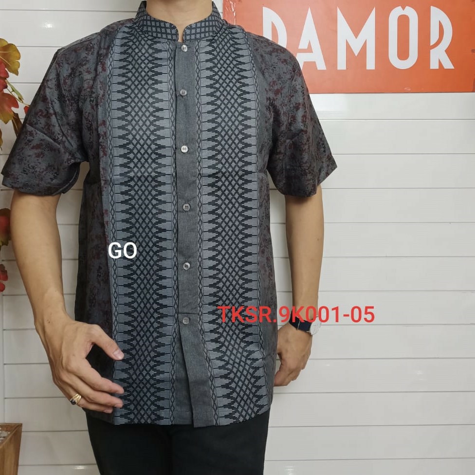 gos DAMOR By (CRESSIDA) KOKO REGULER Baju Muslim Koko Cowok Pakaian Pria Muslim Lengan Pendek