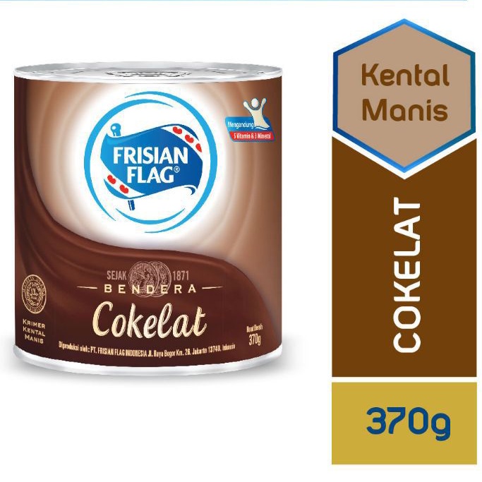 

SUSU KALENG KENTAL MANIS COKLAT FRISIAN FLAG 370 GRAM