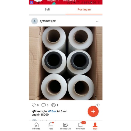 

plastik wrapping/strech film