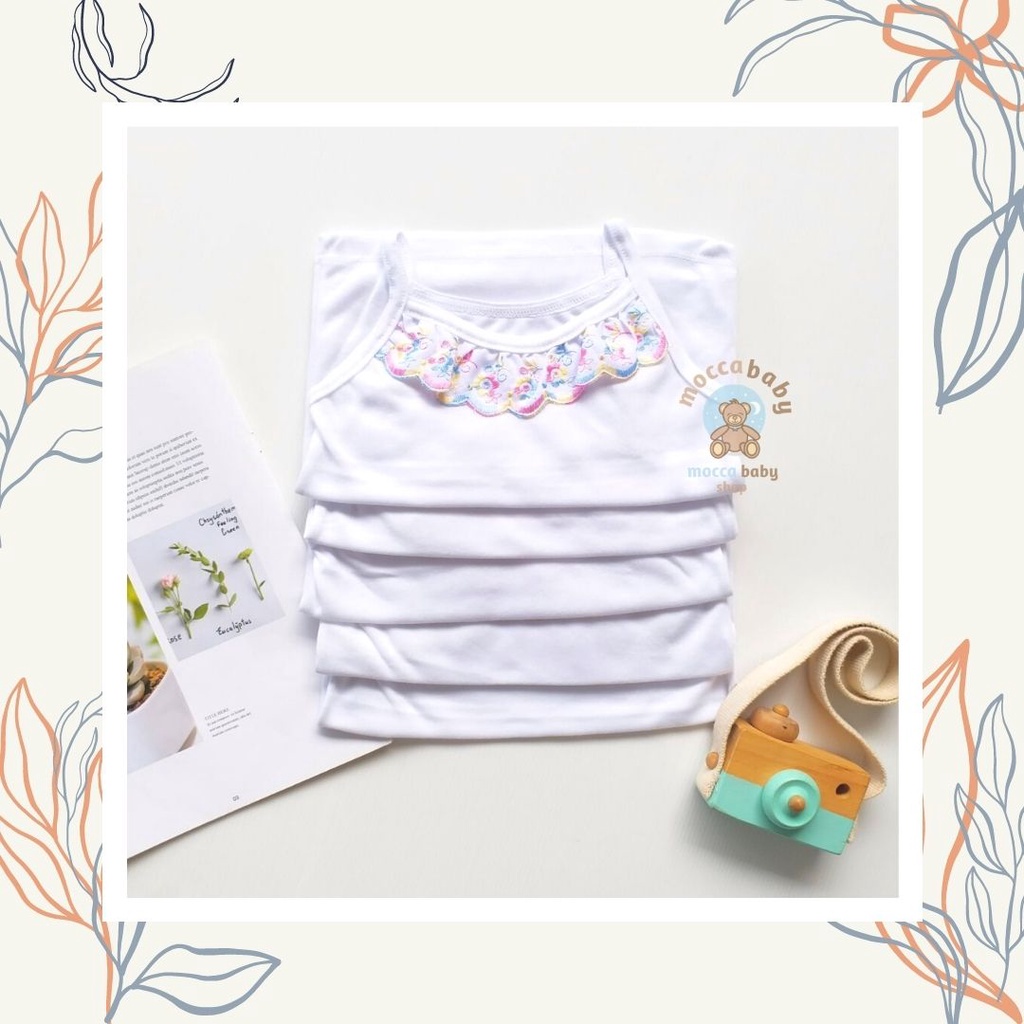 MBSS - KAOS DALAM RENDA anak tank top singlet rainbow