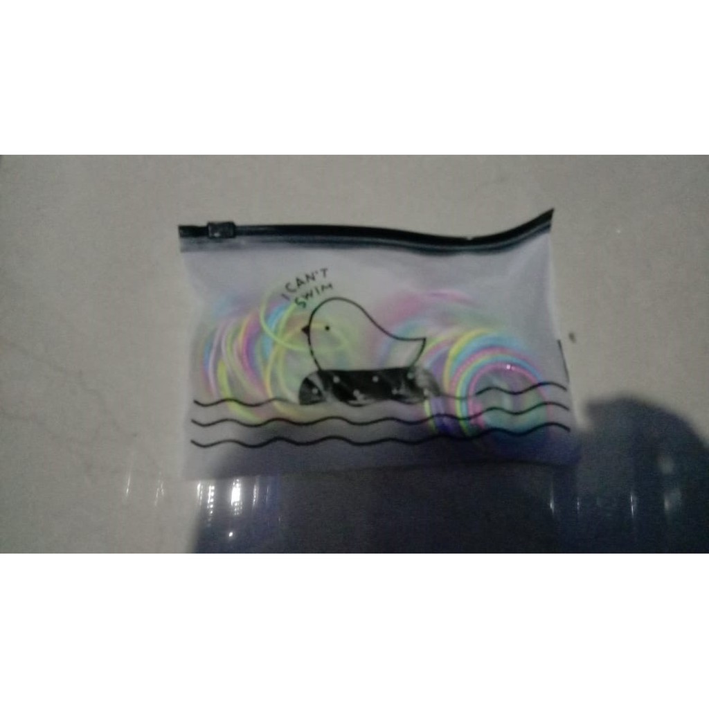 FAYES Ikat Rambut I Can Swim 100 pcs / Karet Rambut / Kuncir Rambut Warna Warni COD AW06-MIX 3 PATTERN