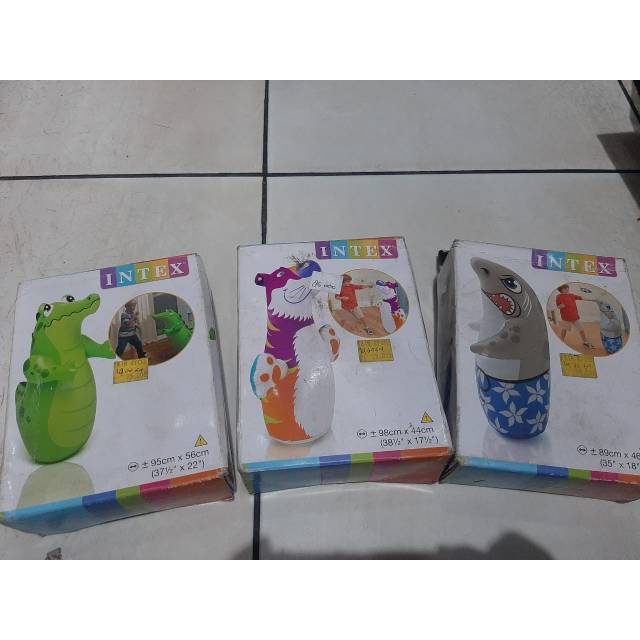 TINJU KARAKTER INTEX /MAINAN TINJU/SAMSAK TINJU