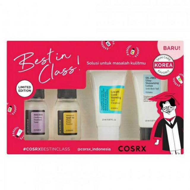 COSRX best in class favorites mini trial kit set 4items