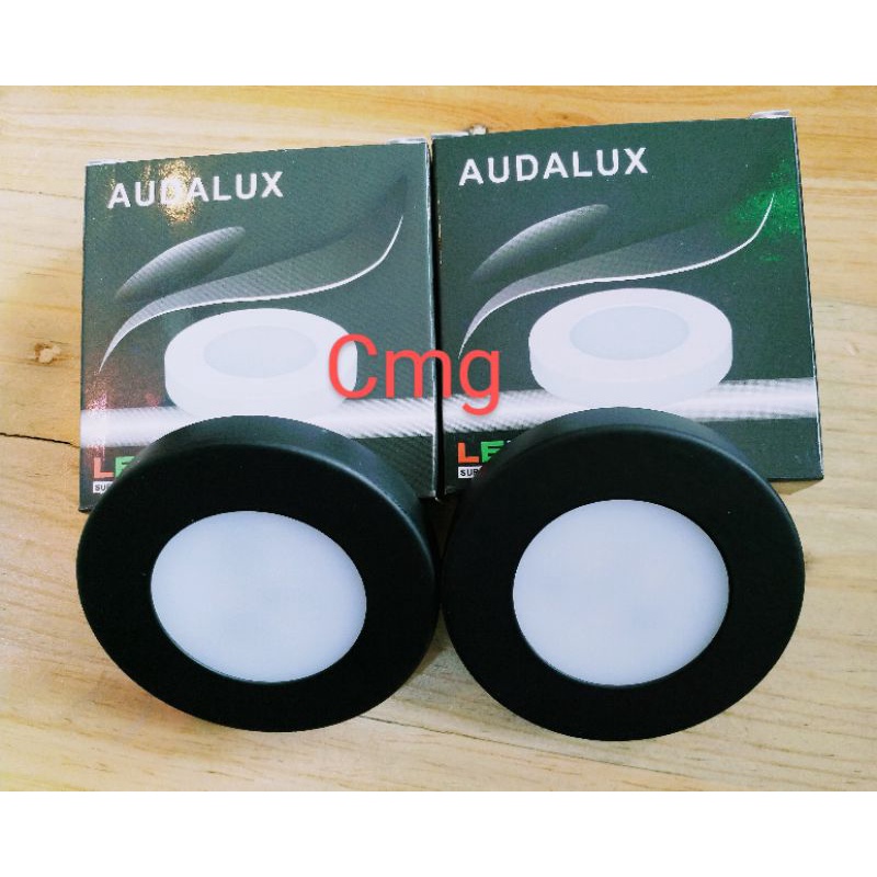 downlight outbow 3 Watt bodi hitam 3500k dan 6500k