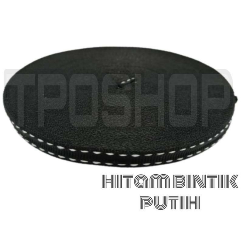 JI-pita bintik/tali pita/pita kado ukuran1cm(permeter)