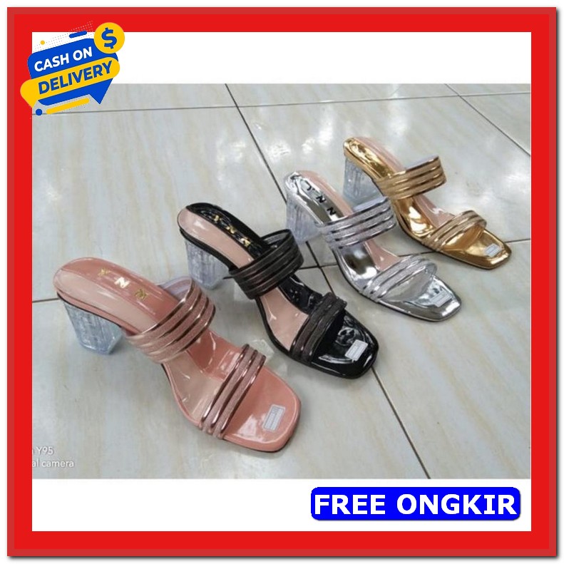 Sandal Heels Wanita Zara Zr Original Import Branded Ori Murah Kode Zs2 Dfc Heels Hak Tahu Kaca Alesh