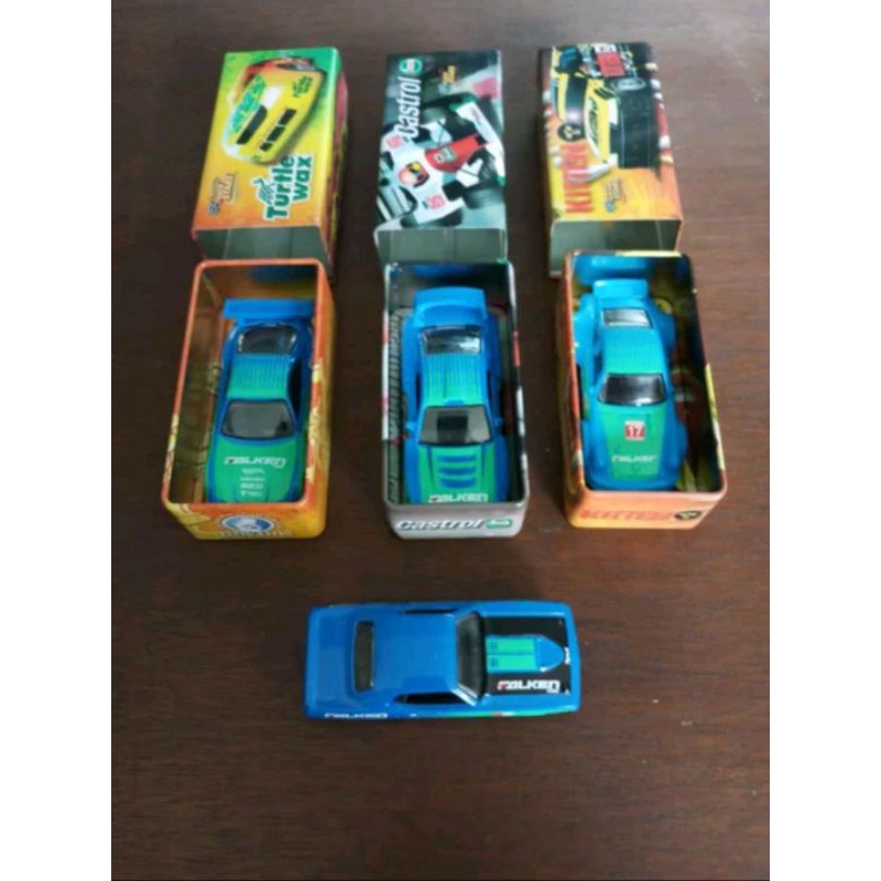 Kotak Kaleng Tempat Penyimpanan Diecast Loose (Tidak termasuk mobil diecastnya)