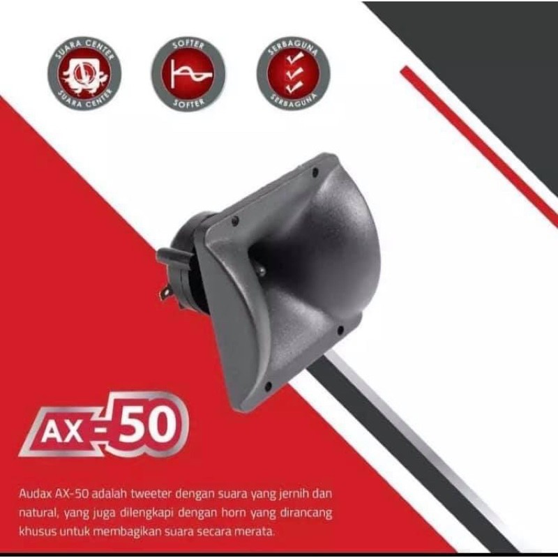 Tweeter Audax ax -50  Asli / audax asli / tweeter walet / speaker walet / audio walet  / ampli walet
