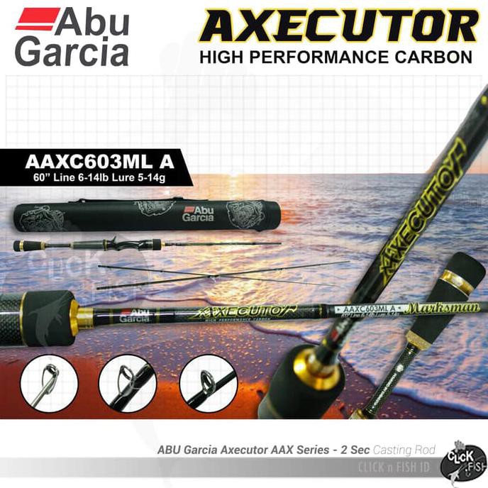 Abu Garcia AXECUTOR 603 ML 6-14 Lb AAX C603 Cast Travel Rod 3Sec 183cm "HARGA PROMO"