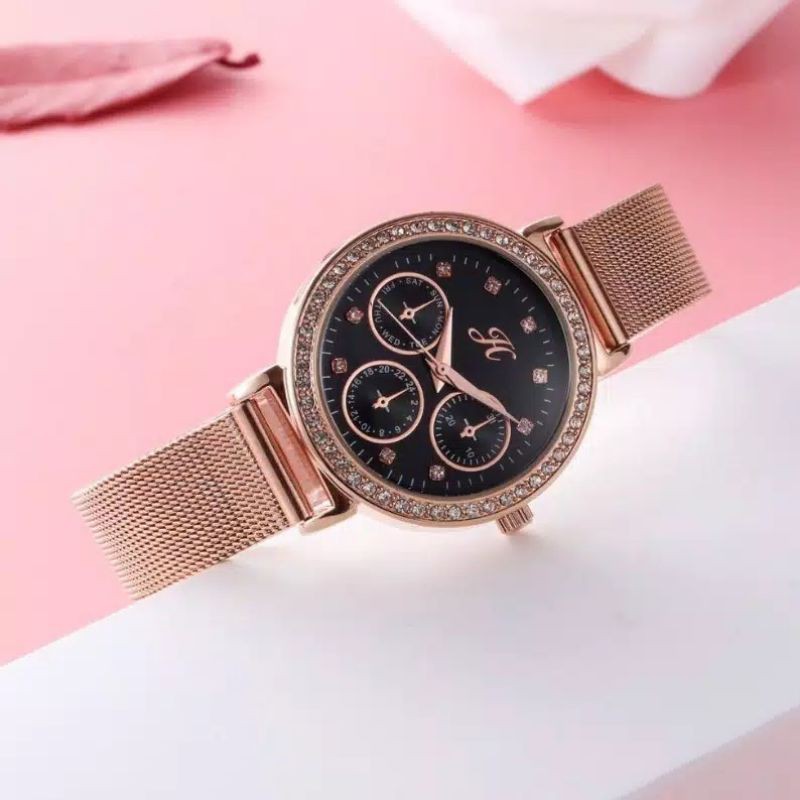 JAM TANGAN JIMS HONEY 8126 Wanita Cewek Fashion Elegan Mewah