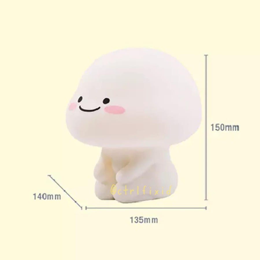 Pentol Quby Lampu Tidur Quby si Pentol Star Moly Soft Head Touch