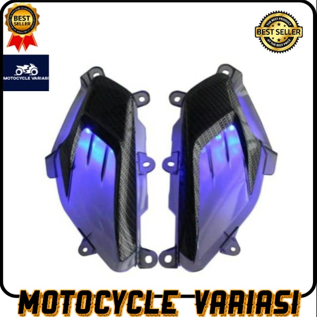 Body samping nmax 2015-2019 carbon Lampu