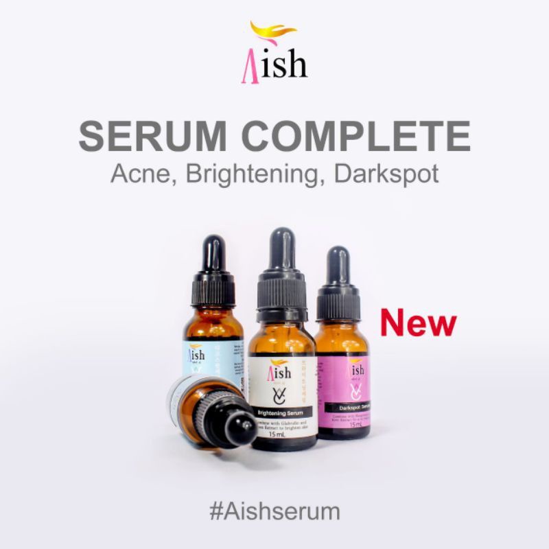 AISH SERUM KOREA 5 PCS ( BEBAS PILIH VARIANT SERTAKAN DICATATAN )