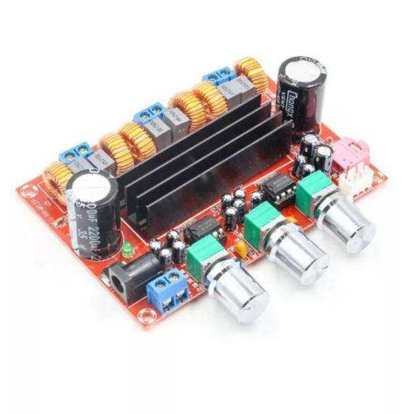(PALING DICARI) POWER AMPLIFIER CLASS D DIGITAL AUDIO TPA3116D2 2.1 SUBWOOFER SPEAKER 12-24V 2x50W 1