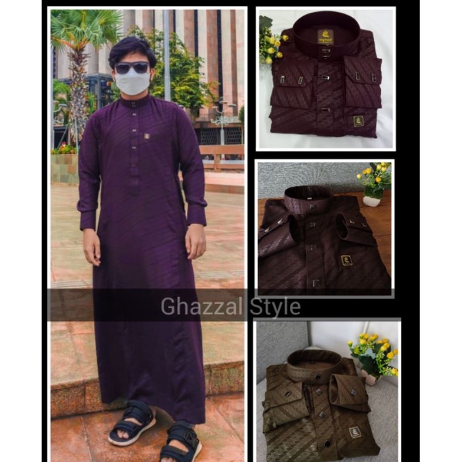 (COD) JUBAH SULTAN 1 ELGHAZI [JUBAH GHAZZAL] SAUDI / GAMIS ELGHAZI / GAMIS PRIA DEWASA/ JUBAH PRIA /