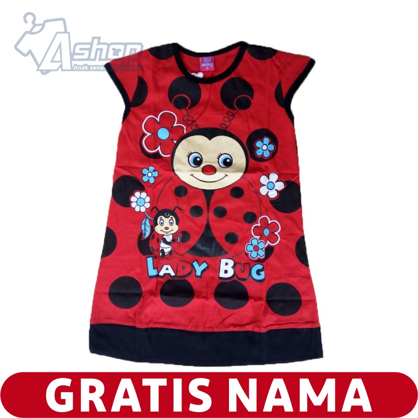 Dress Anak Lady Bug