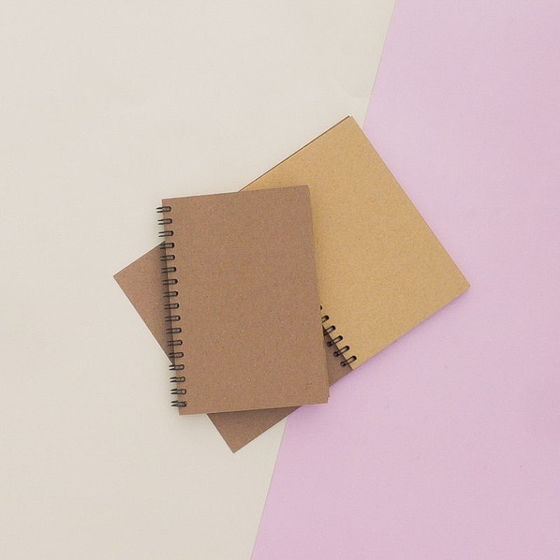 BUKU SKETSA A6 / SKETCHBOOK A6 / SKETCHBOOK BROWN / SKETCH BOOK PAPER.-Coklat / brownpaper