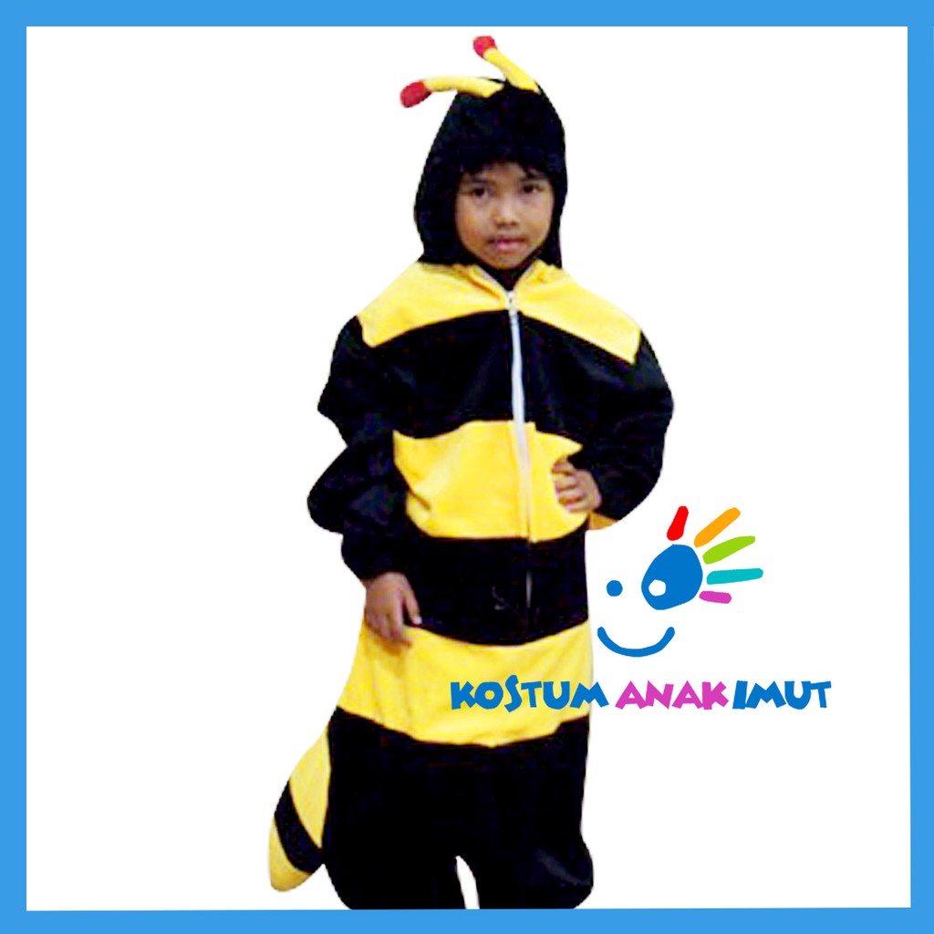 BAJU KOSTUM KARAKTER LEBAH  BAJU KARNAVAL ANAK MOTIF LEBAH BAJU LEBAH UNTUK ANAK TK