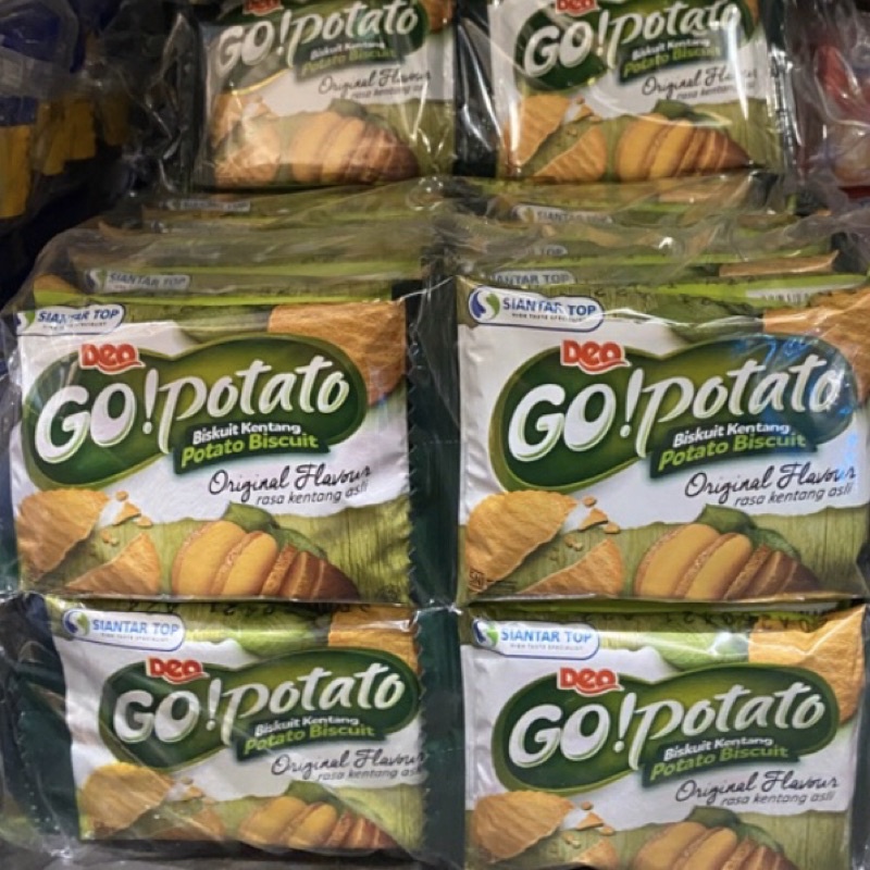 GO POTATO ISI 20pcs / GO POTATO MURAH SOLO / Go Potato / Go Potato Original 20 x 10 Gram / snack go 