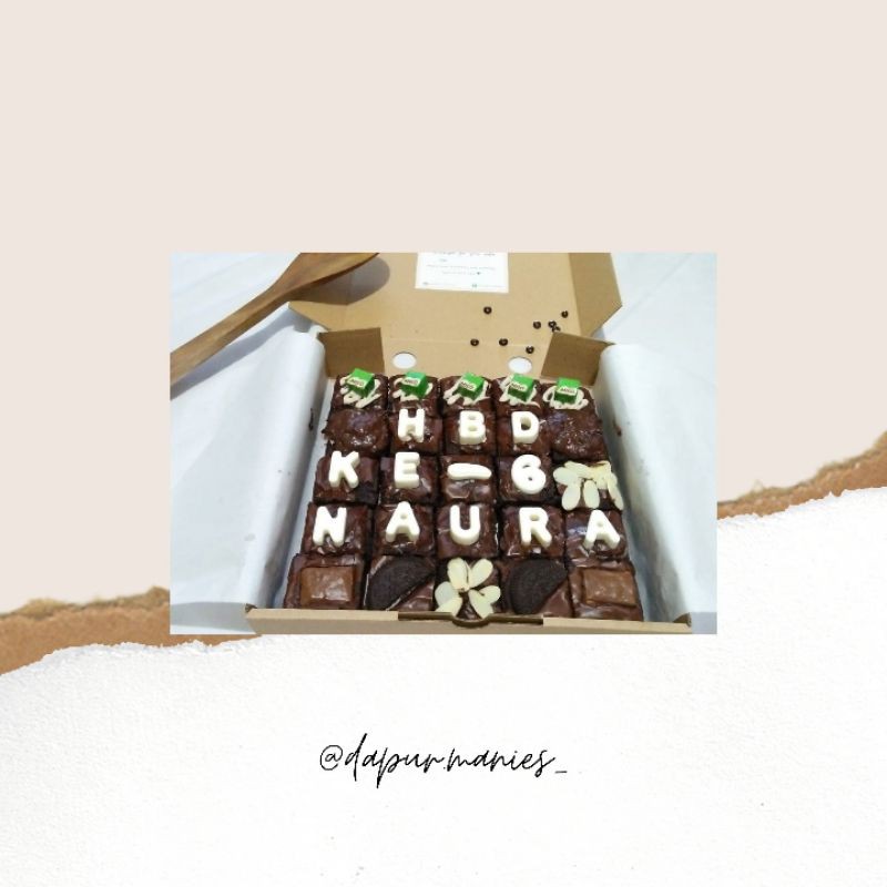 

Fudgy brownies birthday