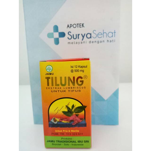 TILUNG Kapsul isi 12 kapsul / Anvifus Sirup Jeruk 60ml