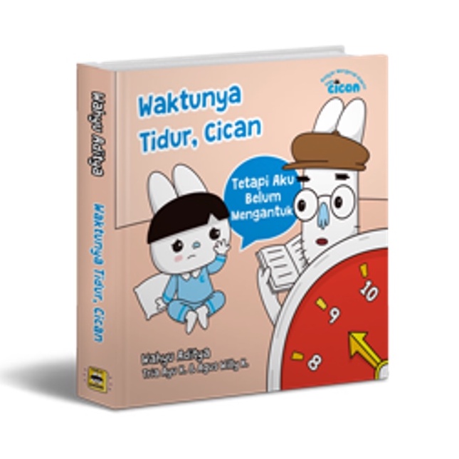 BENTANG - Buku Anak 0-5 thn Boardbook Seri Fun Cican: Waktunya Tidur, Cican