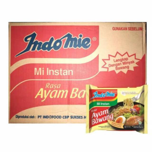 

INDOMIE AYAM BAWANG 1 DUS ISI 40PCS