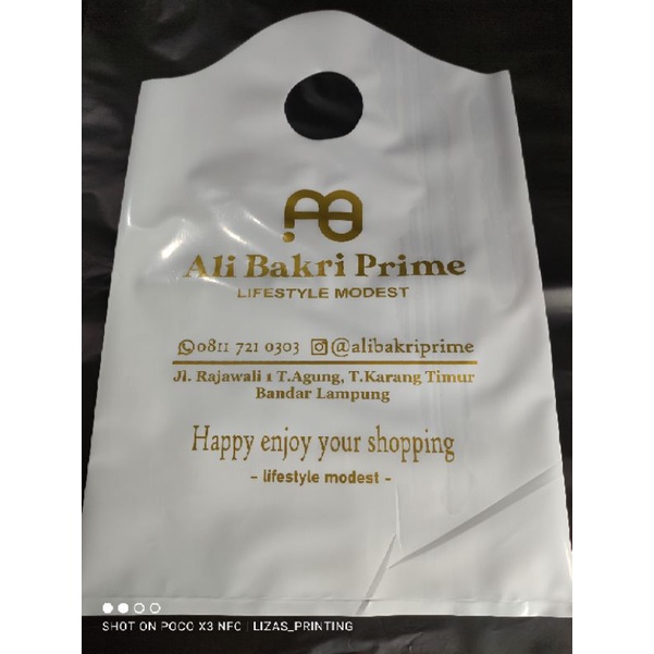 KANTONG PLASTIK PE GUNUNG 35X45 +SABLON CUSTOM