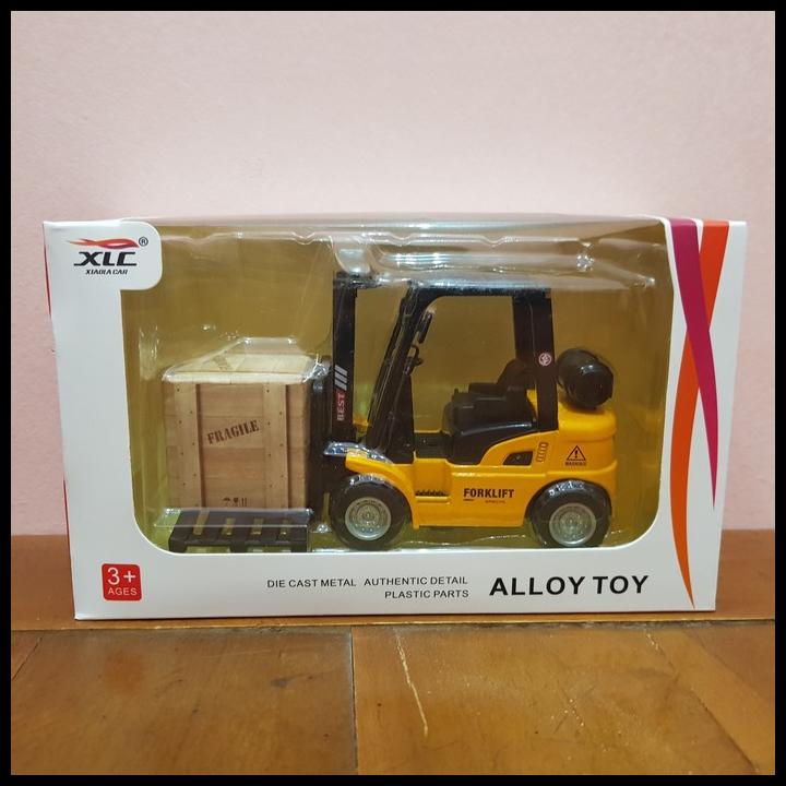 Mainan Miniatur Mobil Forklift - Diecast Mobil Forklift
