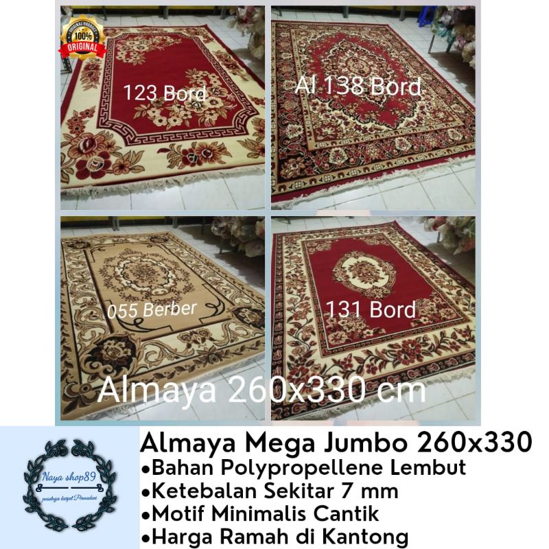 karpet Permadani Almaya 260x330 Mega Jumbo..
