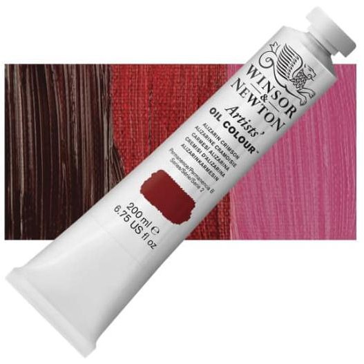 

{{BAYAR DI TEMPAT}} WINSOR & NEWTON Serie 2 - ARTIST OIL COLOR 200ml - ALIZARINE CRIMSON - Maroon