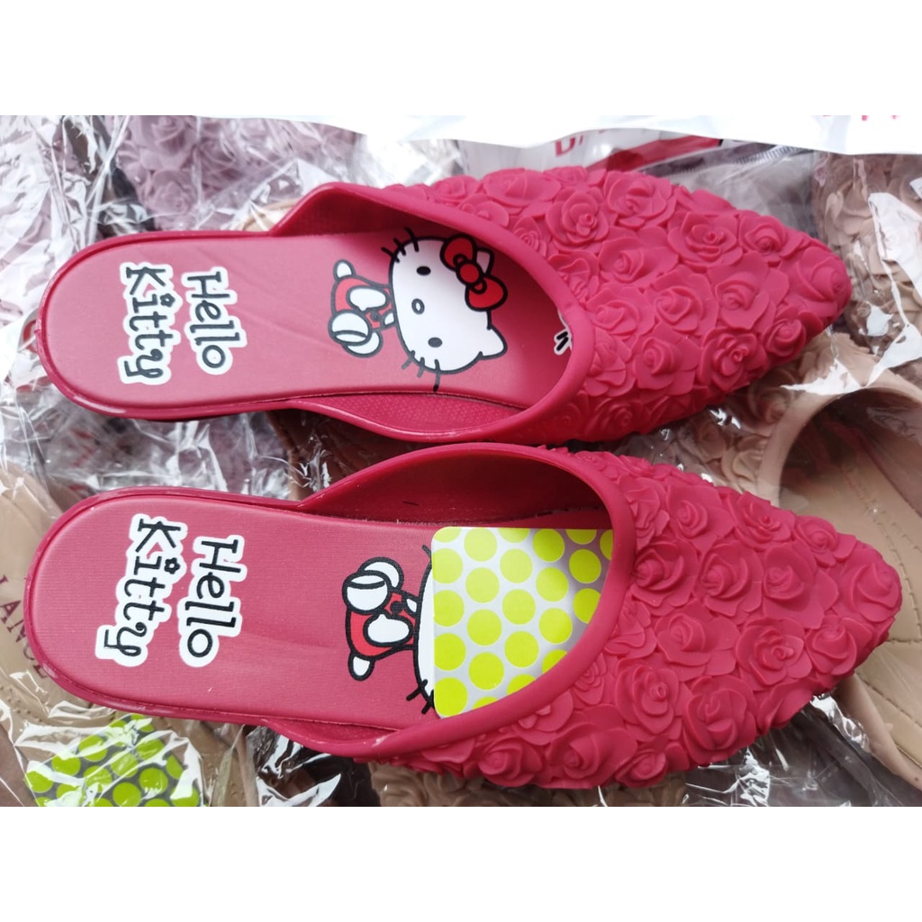 SANDAL JELLY ANAK CEWEK MOTIF BUNGA ROSE  BALANCE 602-50 30/35/sandal slop anak/sandal bustong anak