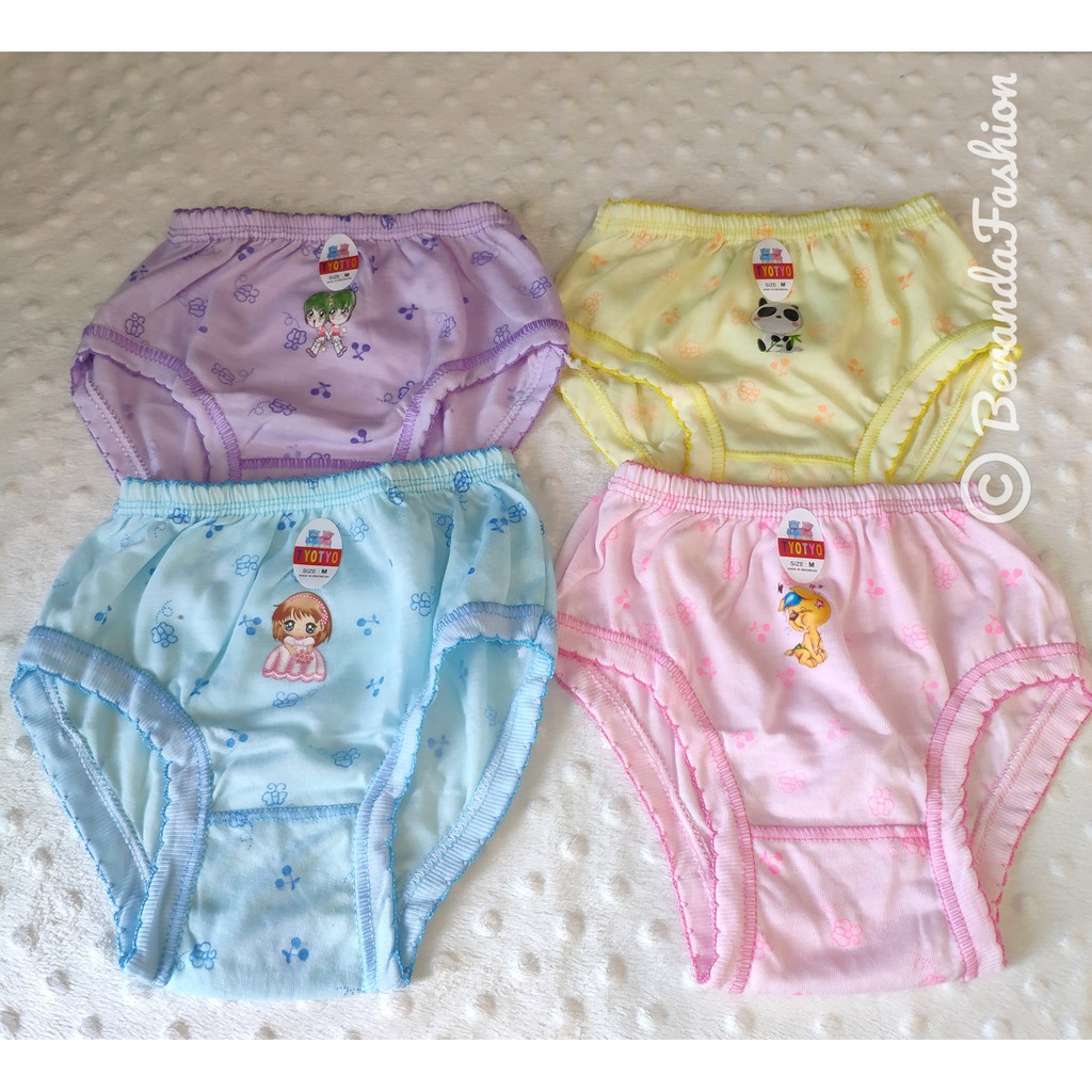 3 in 1 Celana dalam anak cd anak kriwil sablon size S-XL termurah