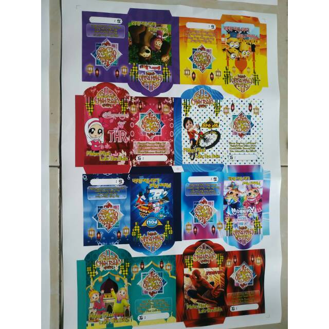 

Amplop lebaran karakter