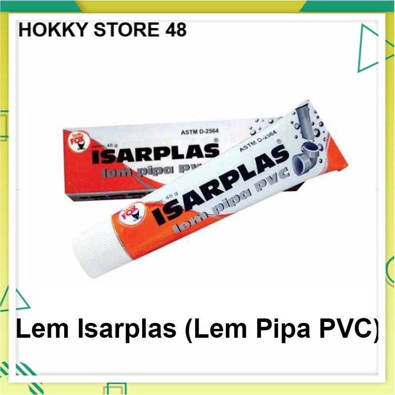 Lem Pipa Paralon Pralon PVC Isarplas Super Kuat Tube 45 Gram Murah Asli Original Sambungan Keran Air