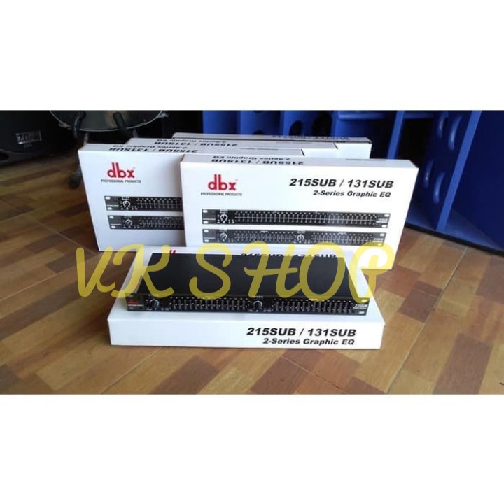 EQUALIZER DBX 215/131 + SUBWOOFER OUTPUT SUB GRADE A 215/131 SUB