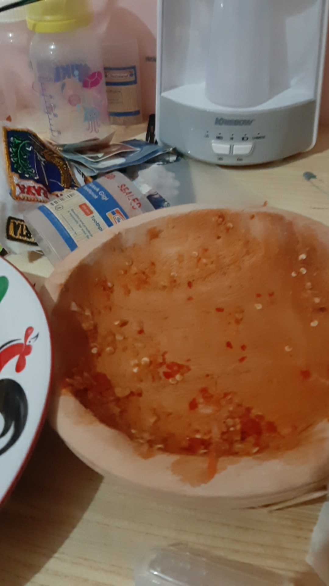 Cobek + Ulekan Kayu (tanpa Pewarna)