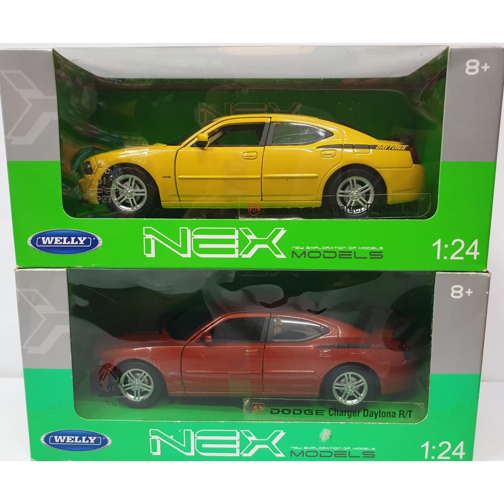 Welly Dodge Charger Daytona – 22476RW- Bahan Logam – Bukan Pullback – Skala 1:24 – 496 gr – SNI