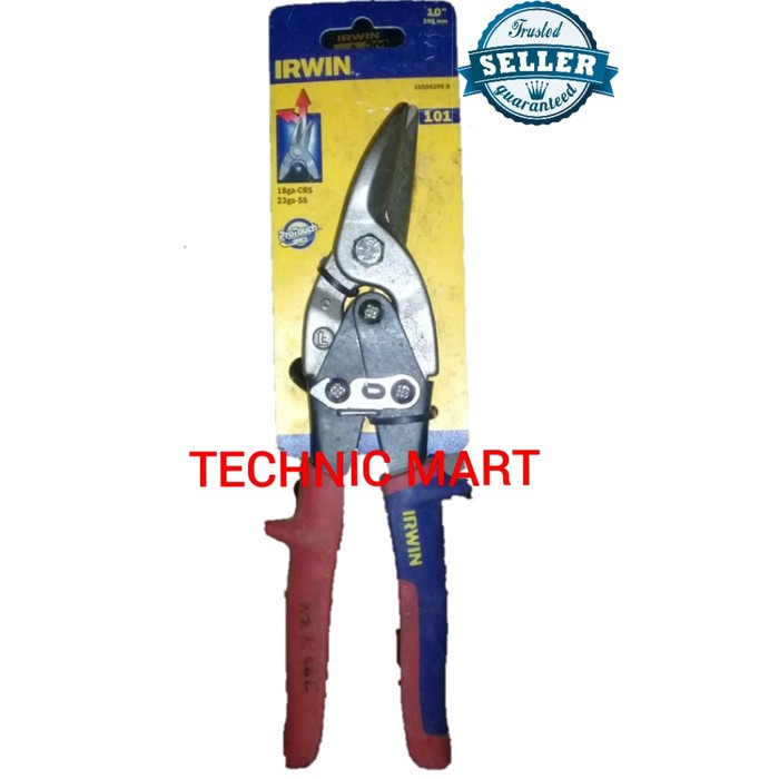 Gunting Holo Seng Baja Ringan IRWIN Left 10" 250mm