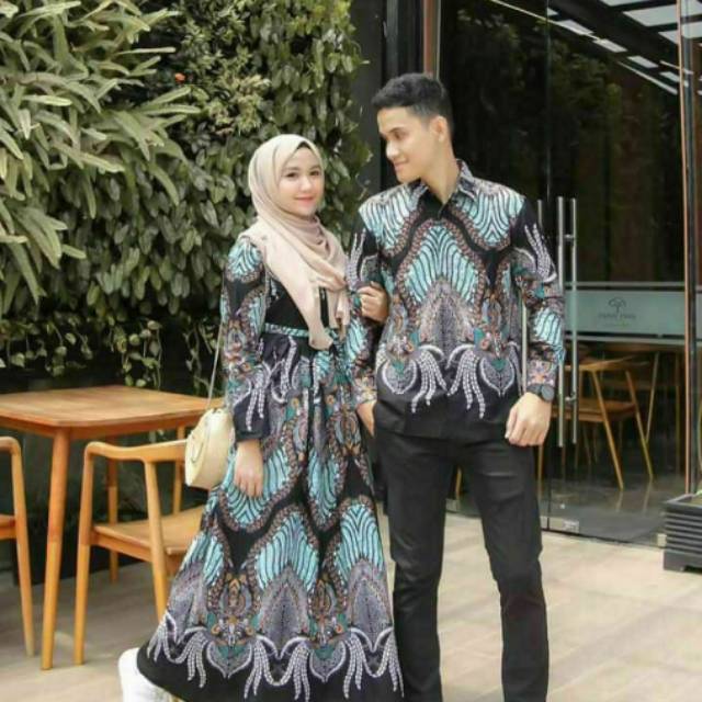 Gamis Couple Murah - Gamis Couple Mewah Tapi Kalem - Kirana Couple Ori Najwa Warna Pink HANNA