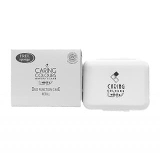 CARING COLOURS Refill Duo Function Cake UV-White 02 Crystal Pink