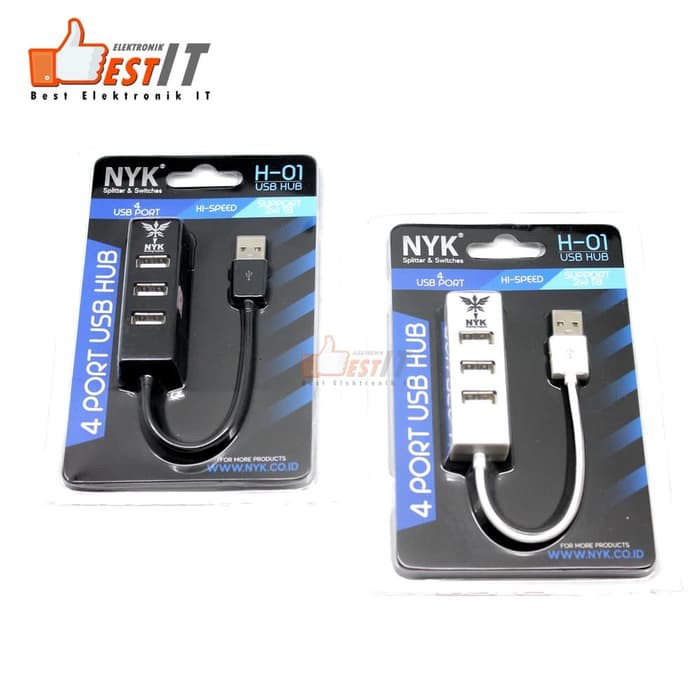 USB Hub 4 Port Support 2x1 TB NYK H01