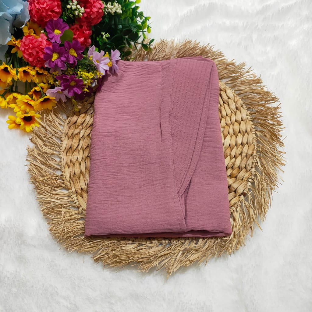 Jilbab Instan Rempel Kerudung Instan Model Zavira Crinkle Airflow Premium Jilbab Anti Kusut Safa Hijab