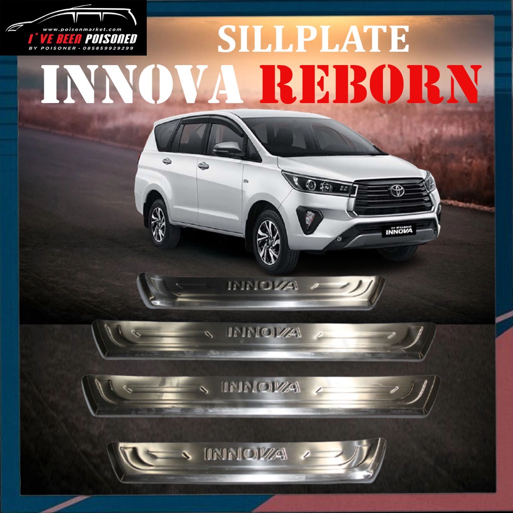 Aksesoris Mobil Toyota Innova Reborn Pelindung Pintu Mobil Pelindung Pijakan Kaki Pintu Mobil Sillpl