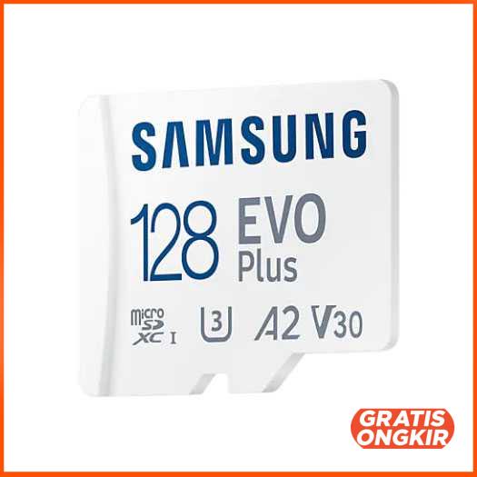 Samsung MicroSDXC EVO Plus U3 V30 A2 130Mbps with Adapter 128Gb