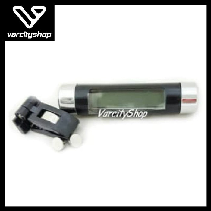 JAM DIGITAL DASHBOARD MOBIL TERMOMETER SUHU AC DENGAN LAMPU