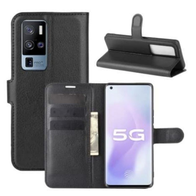 Vivo X50 PRO Flip Cover Wallet Leather Case Classic Style 1773 Casing Sarung Pelindung HP