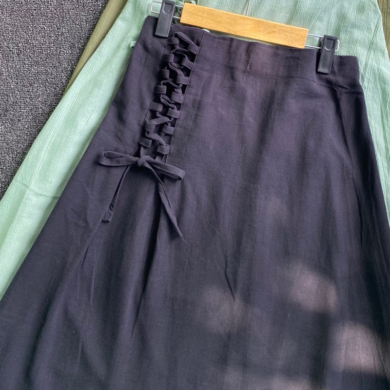 RX FASHION - ROK AESTHETIC SIMPUL  / Alenaa skirt / Rok Serut Korean Style - NN