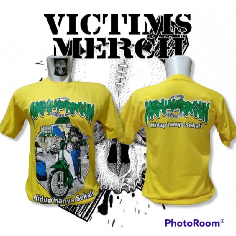 Kaos distro/punk madu dan racun
